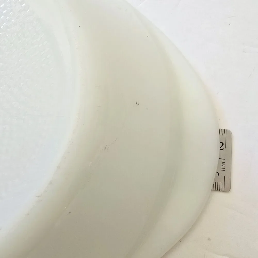 Glasbake milk glass